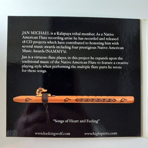 WIND DREAMER-CD BY JAN MICHAEL LOOKING WOLF. - Picture 5 of 6